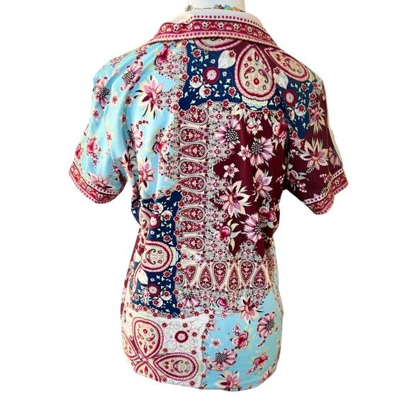 INDIE BOHO  3 PC. BUNDLE SZ. MEDIUM! JOHNNY WAS, EZA, ANTRHO SAJA SILK DRESS - Picture 6 of 8